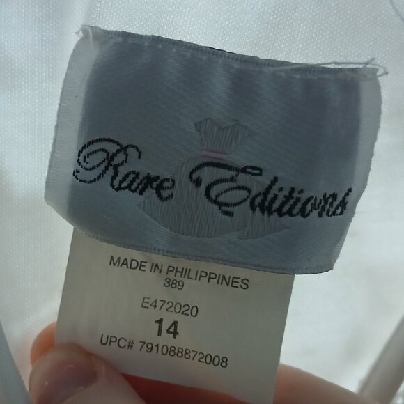 Cute Rare Editions Teal And White Floral Dress - Picture 8 of 8